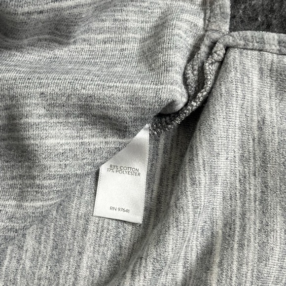 J.Jill Fit Women's Grey Space Dye Velour Cowl Neck Long Sleeve Tunic Top Size S - Picture 8 of 10